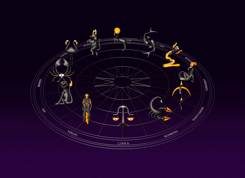 Ilustrasi zodiak yang mengalami keberuntungan di September 2024 (freepik) - Image