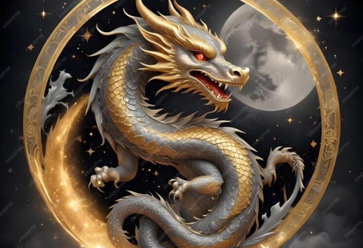 Ilustrasi shio naga yang dianggap terbaik nasibnya, menurut astrologi Tiongkok./ freepik/ renata.ka - Image