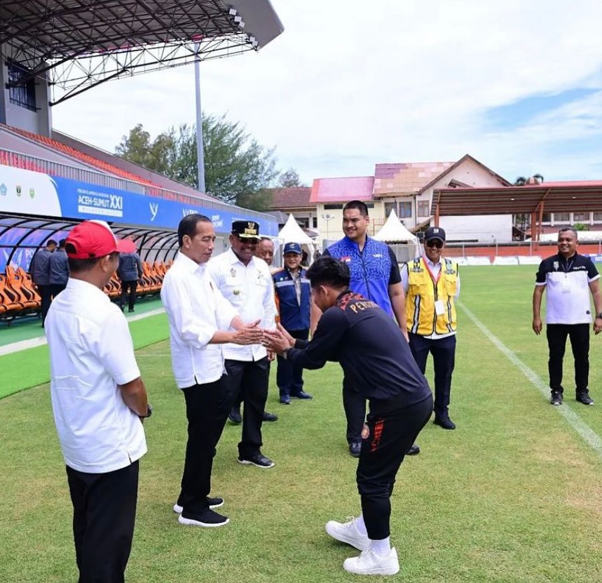 Andik Vermansah saat bertemu dengan Presiden Jokowi (@andikvermansah) - Image