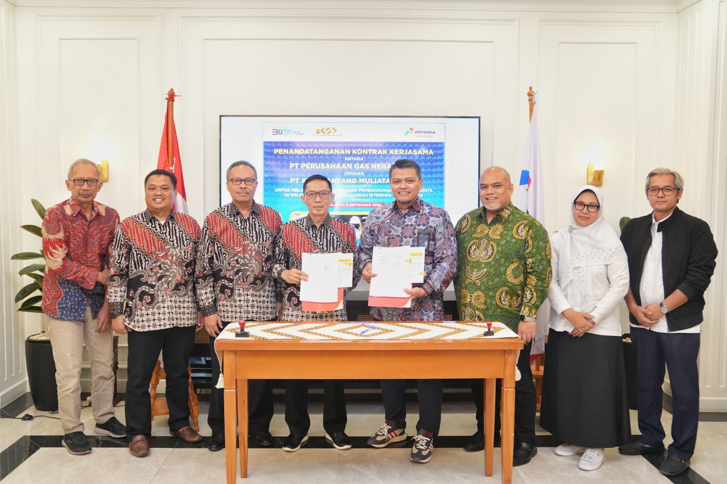 PGN menunjuk KSM untuk melaksanakan pembangunan jargas lebih dari 6.000 SRT, secara khusus di wilayah Semarang dan D.I Jogjakarta. (Istimewa) - Image