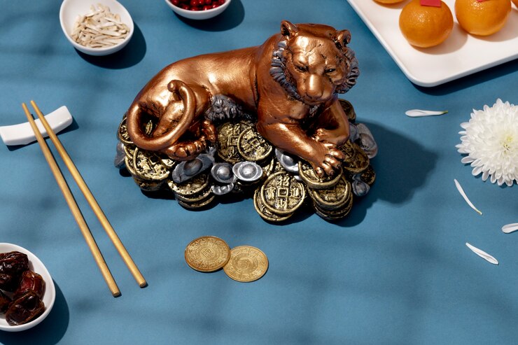 Ilustrasi shio Macan yang termasuk dalam deretan shio yang ketiban rezeki super jumbo dan bakal jadi bos besar, menurut astrologi. Sumber Foto: (Freepik) - Image