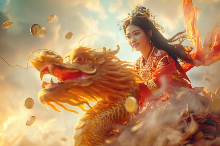 Ilustrasi dewi rezeki yang menaungi shio yang bakal jadi konglomerat dalam waktu dekat. - Image