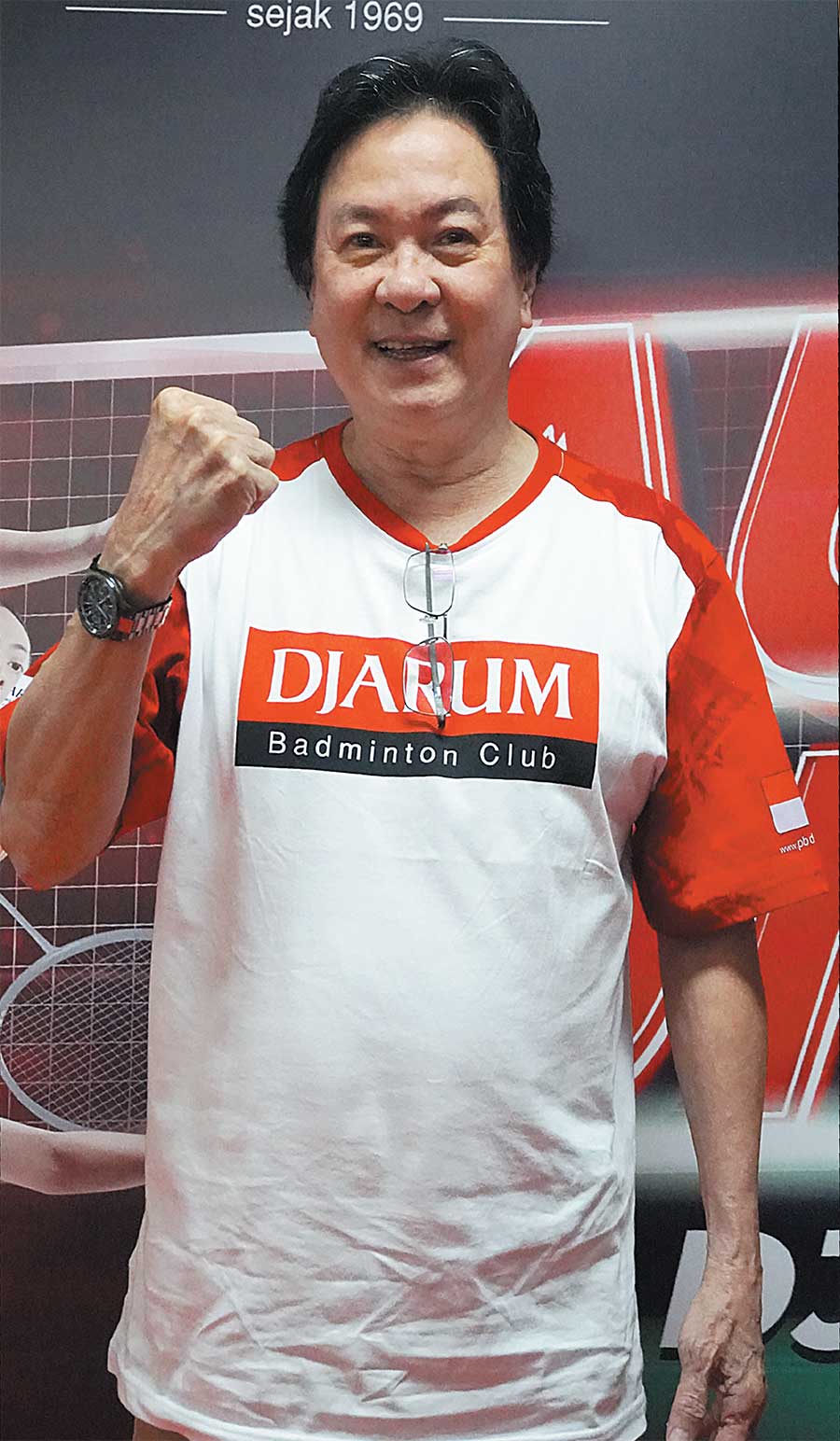 Coach Liem Swie King. (Rizky Ahmad Fauzy/Jawa Pos) - Image