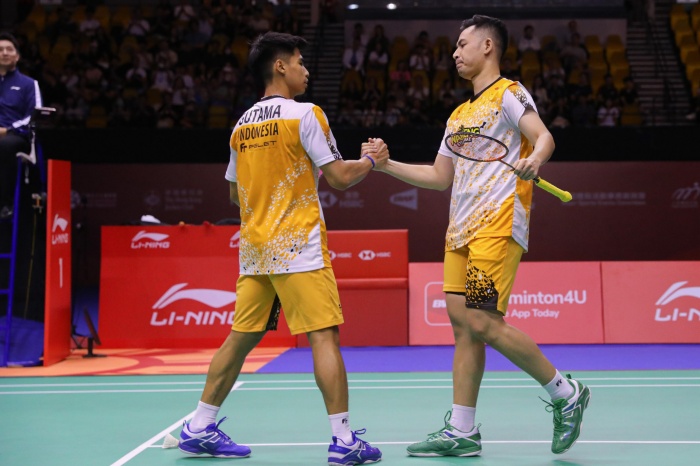 Sabar Karyaman Gutama/Moh Reza Pahlevi Isfahani melaju ke final Hongkong Open 2024. (Dok: PBSI) - Image