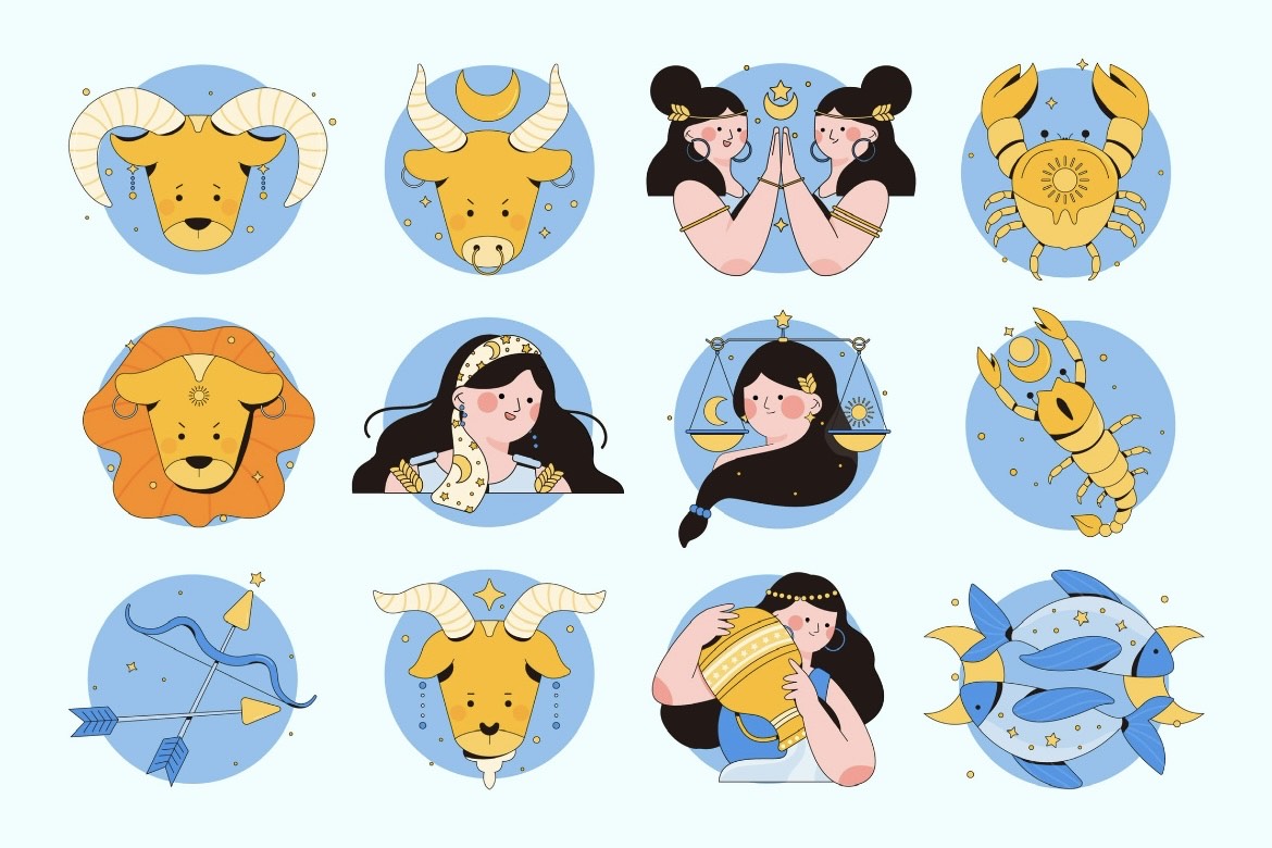 Ilustrasi beberapa zodiak yang paling paling pemaaf (freepik) - Image