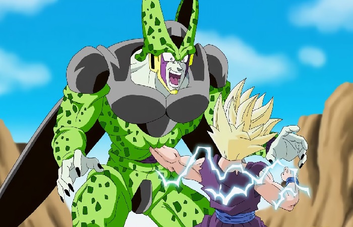 Cell memaksa Gohan untuk turun tangan melawan dirinya sampai mendorong anak Goku itu hingga ke batasannya. (CBR)