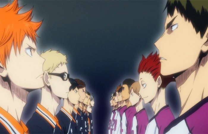 Tim voli SMA Karasuno yang dikenal cepat dan gesit harus menghadapi kekuatan tim Akademi Shiraorizawa yang punya fisik kuat. (Haikyuu Fandom &ndash; Wiki)