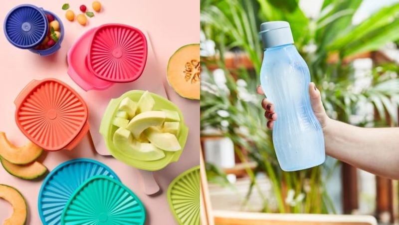 Ilustrasi berbagai produk Tupperware. (CNA) - Image