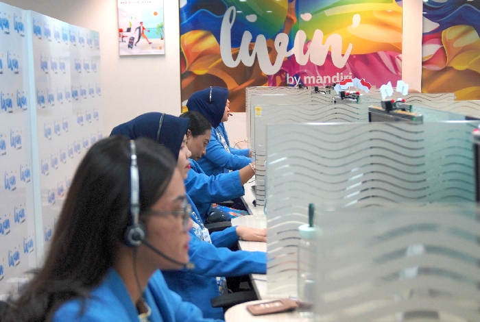 Ilustrasi layanan contact center Bank Mandiri. (Dok. Humas Bank Mandiri). - Image
