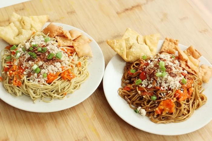 Tampilan resep mie setan ala gacoan dari Chef Devina Hermawan. - Image