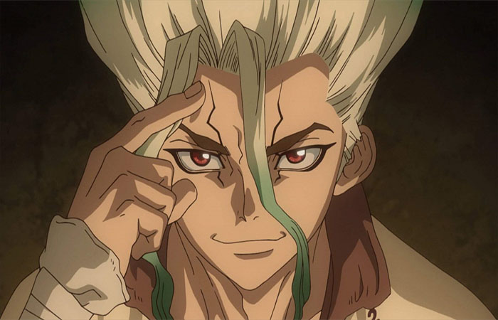 Senku Ishigami dari Dr. Stone punya pengetahuan luas yang menyelamatkannya dari kejamnya zaman batu. (Omega World – Tumblr) - Image