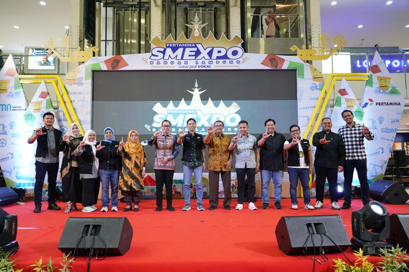 Kemeriahan SMEXPO Bandar Lampung 2024. (Pertamina/ANTARA) - Image
