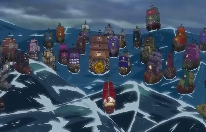 Kapal menjadi instrumen utama para bajak laut yang ingin mengarungi Grand Line di One Piece. (CBR) - Image