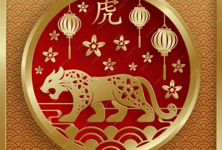 Ilustrasi shio harimau, salah satu shio yang selalu tahu cara menghasilkan uang dalam situasi krisis dan kesulitan, menurut astrologi Tiongkok - Image