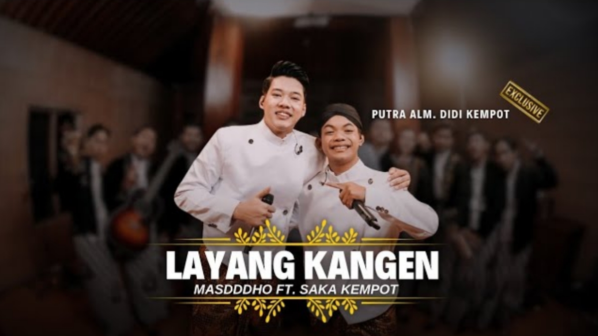Lirik lagu Layang Kangen versi Masdddho ft Saka Kempot . (Youtube/Masdddho) - Image
