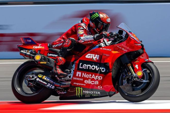 Francesco Bagnaia fokus raih yang terbaik di MotoGP Mandalika 2024. (Instagram/@ducaticorse) - Image