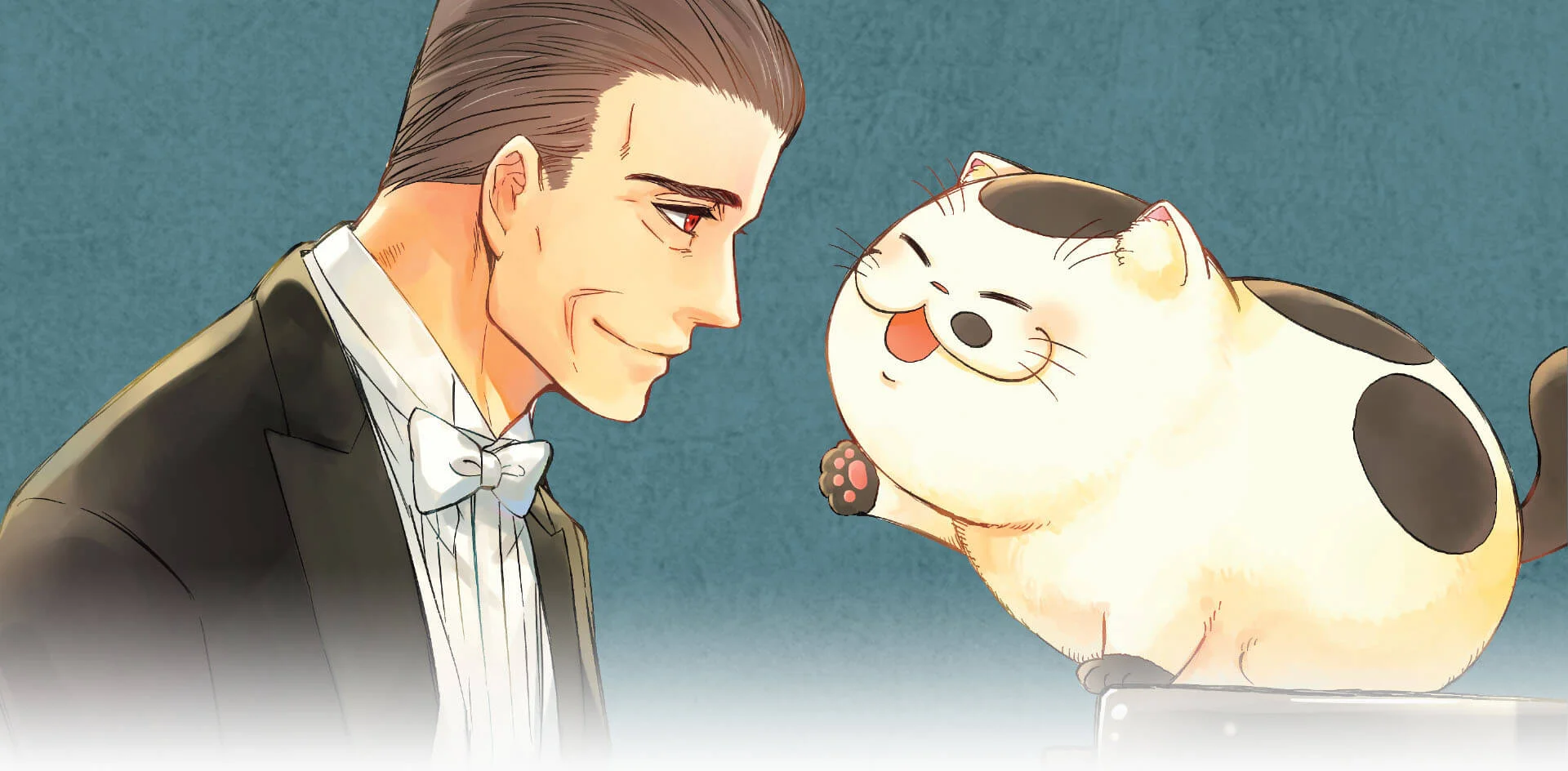 Cover seri manga A Man and His Cat (squareenixmangaan) - Image