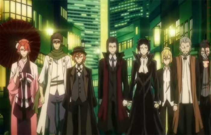 Port Mafia menjalankan bisnis haram di kawasan Yokohama di Bungou Stray Dogs. (Bstation/Screen Capture) - Image