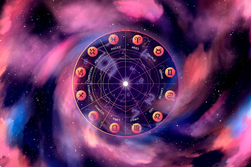 Ilustrasi 12 zodiak. - Image