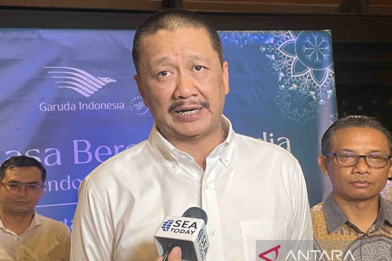 Direktur Utama Garuda Indonesia Irfan Setiaputra. (ANTARA) - Image