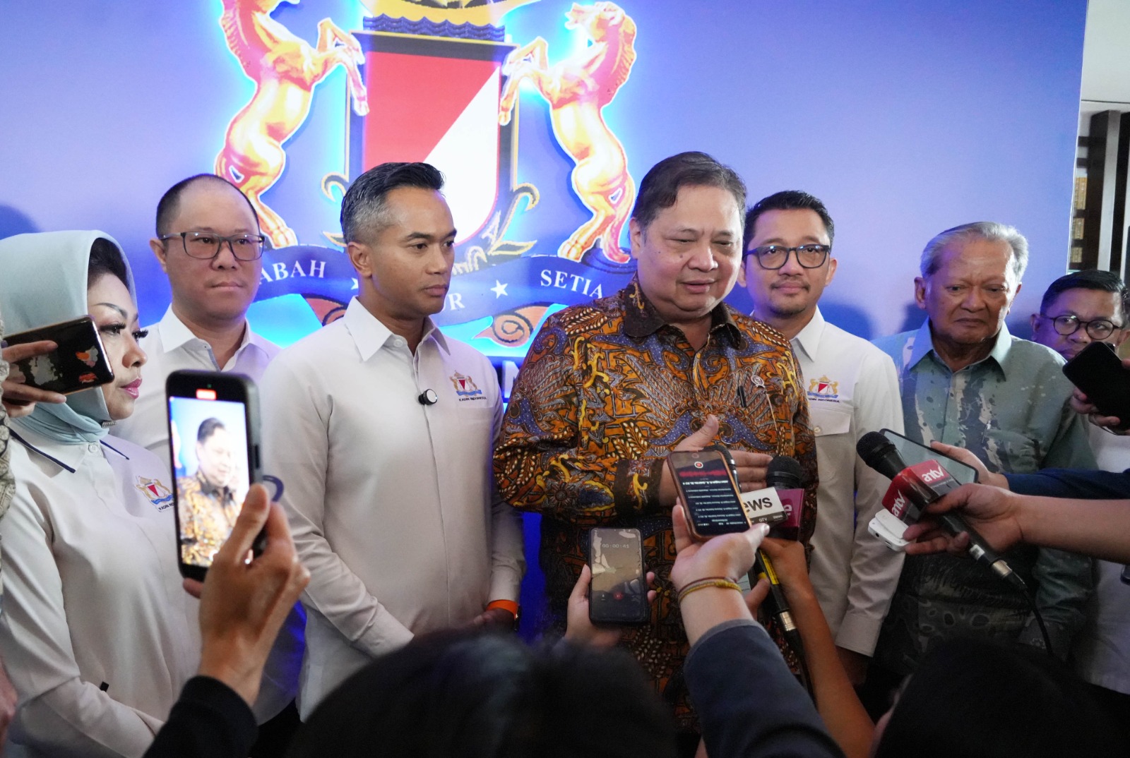 Menteri Koordinator Bidang Perekonomian Airlangga Hartarto dalam Sarasehan Kadin di Jakarta, Rabu (2/10). (ist) - Image