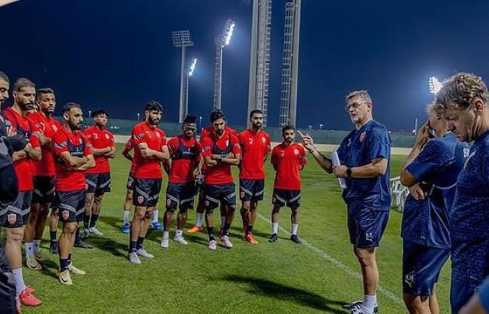 Timnas Bahrain selaku salah satu lawan Garuda, ternyata juga bergerak cepat dalam menggelar latihan jelang putaran ketiga kualifikasi Piala Dunia 2026 zona Asia. (Instagram) - Image