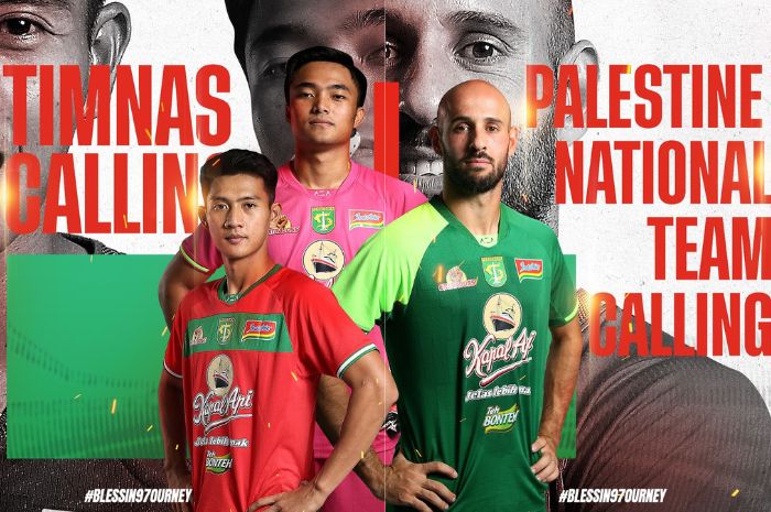 Ernando Ari, Malik Risaldi, dan Mohammed Rashid siap membanggakan Persebaya Surabaya di laga internasional mereka bersama Timnas Indonesia dan Palestina. (Instagram/@officialpersebaya) - Image