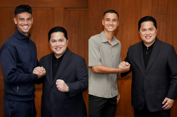 Mees Hilgers dan Eliano Reijnders punya darah Indonesia dari ibu dan siap membela Timnas Indonesia untuk Kualifikasi Piala Dunia 2026. (Instagram/@meeshilgerss/@eliano.r) - Image
