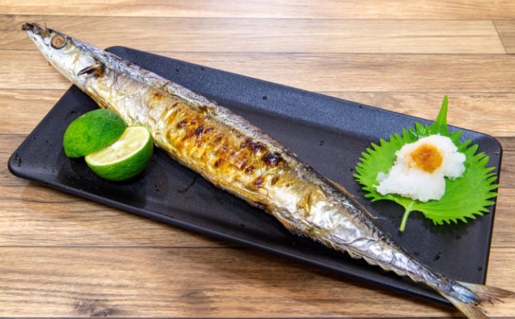 Olahan ikan sanma. (Guidable) - Image