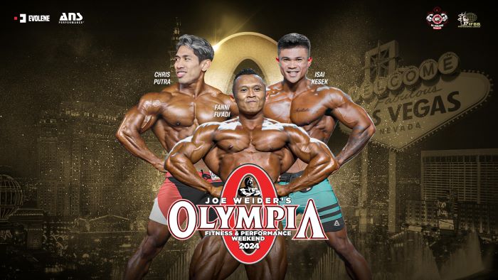 Tiga atlet bodybuilder Indonesia akan berlaga di panggung Olympia 2024, kompetisi tertinggi bodybuilding di dunia. (Istimewa) - Image