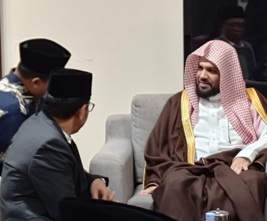 Imam Besar Masjid Nabawi Madinah Arab Saudi, Syekh Ahmad bin Ali Al-Hudhaify dalam kunjungan ke Indonesia diagendakan memberikan khotbah di Masjid Istiqlal - Image