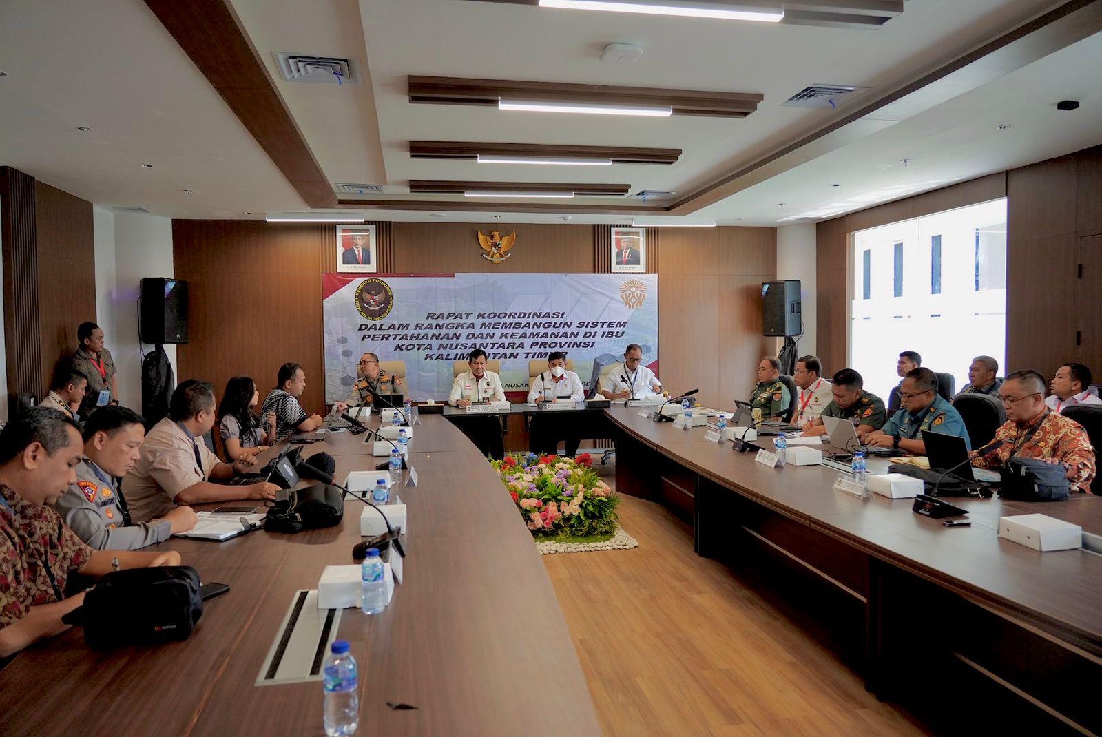 Kemenko Polhukam menggelar rakor perdana di IKN pada Kamis (10/10). (Kemenko Polhukam) - Image