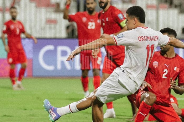 Timnas Indonesia berhasil raih poin di kandang Bahrain di putaran ketiga Kualifikasi Piala Dunia 2026. (Instagram/@timnasindonesia) - Image