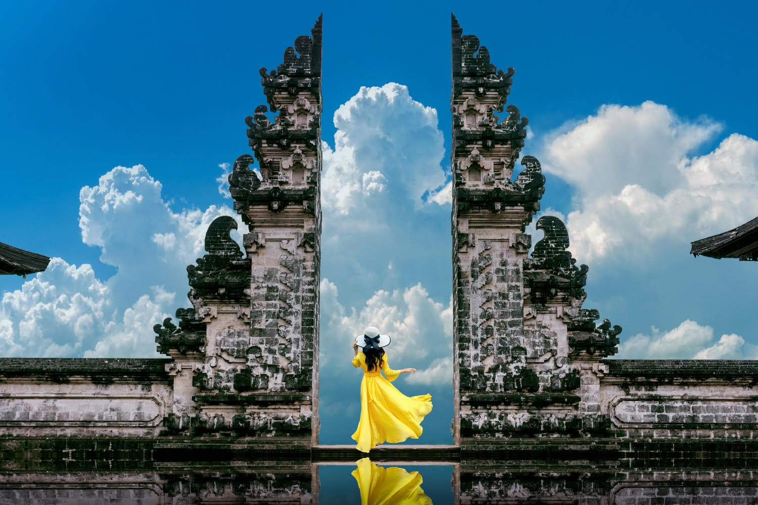 Ilustrasi salah satu destinasi wisata di Bali (Freepik) - Image
