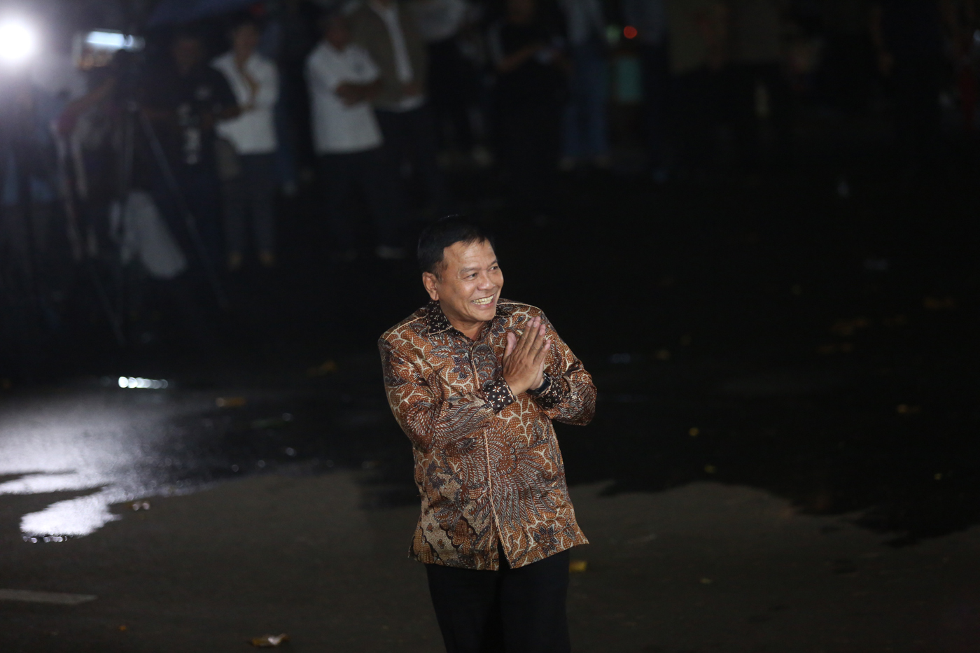 Muhammad Herindra di kediaman Presiden Terpilih Prabowo Subianto, Kertanegara, Jakarta Selatan, Senin (14/10/2024). (Miftahul Hayat/Jawa Pos) - Image