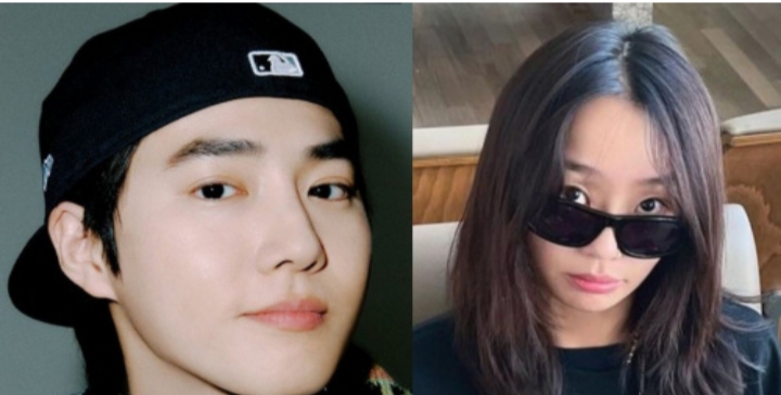 Suho EXO dan Hyolyn. Sumber foto: Pinkvilla - Image