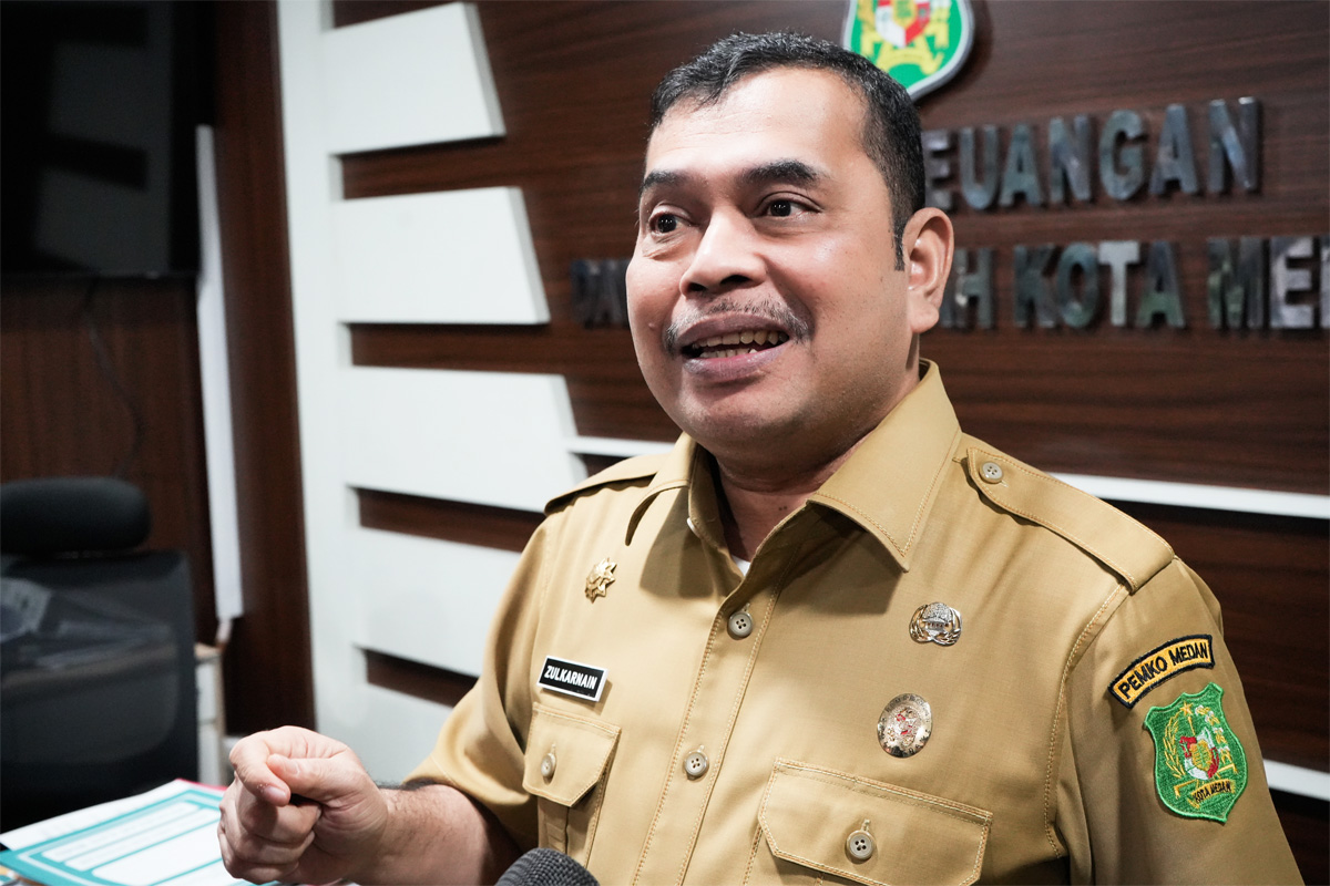 Kepala Badan Keuangan dan Aset Daerah (BKAD) Kota Medan Zulkarnain Lubis. (Istimewa) - Image
