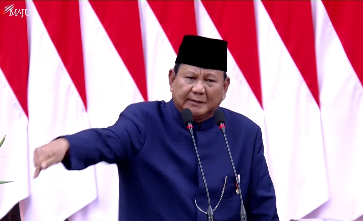 Presiden Prabowo Subianto, bercerita soal kondisi RI yang pernah tak punya Anggaran Pendapatan dan Belanja Negara (APBN). (Ist) - Image