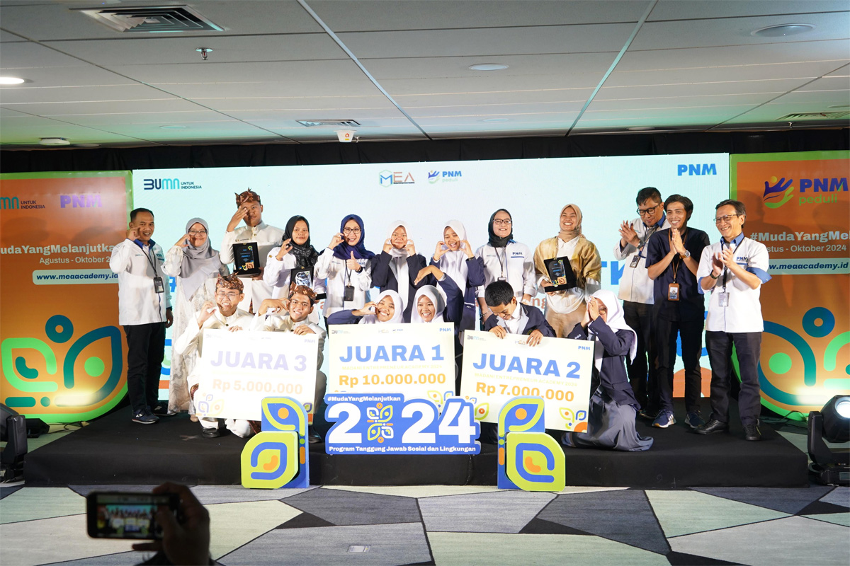 Pemenang Juara 1 MEA 2024 diraih oleh Tim Rancak dari SMK Negeri 3 Payakumbuh, Sumatera Barat, dengan inovasi produk homedecore berbahan dasar limbah gambir. (Istimewa) - Image