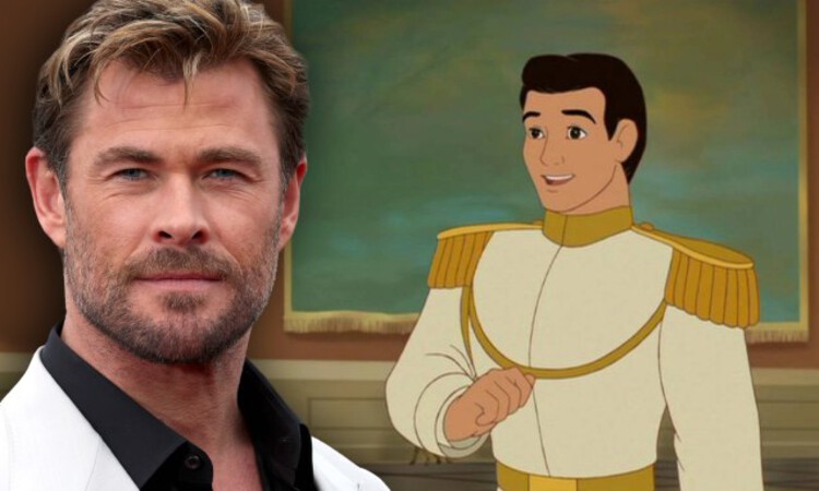 Potret Chris Hemsworth dan karakter Prince Charming (Deadline) - Image