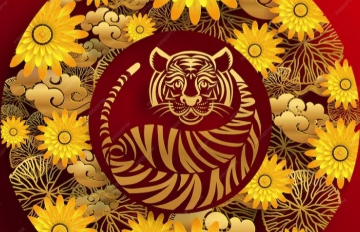 Ilustrasi shio harimau./ - Image