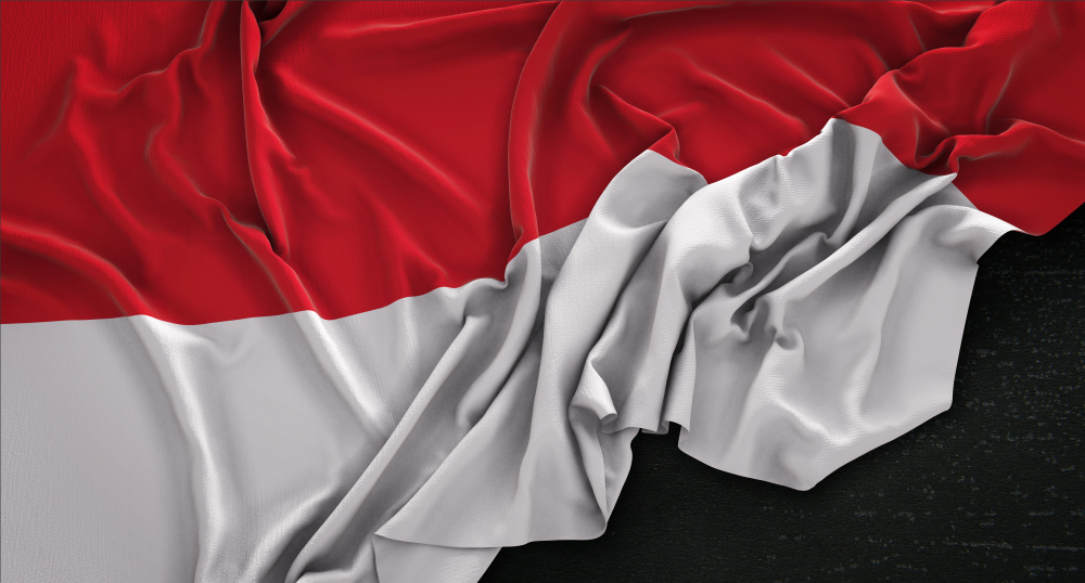 Ilustrasi bendera merah putih - Image