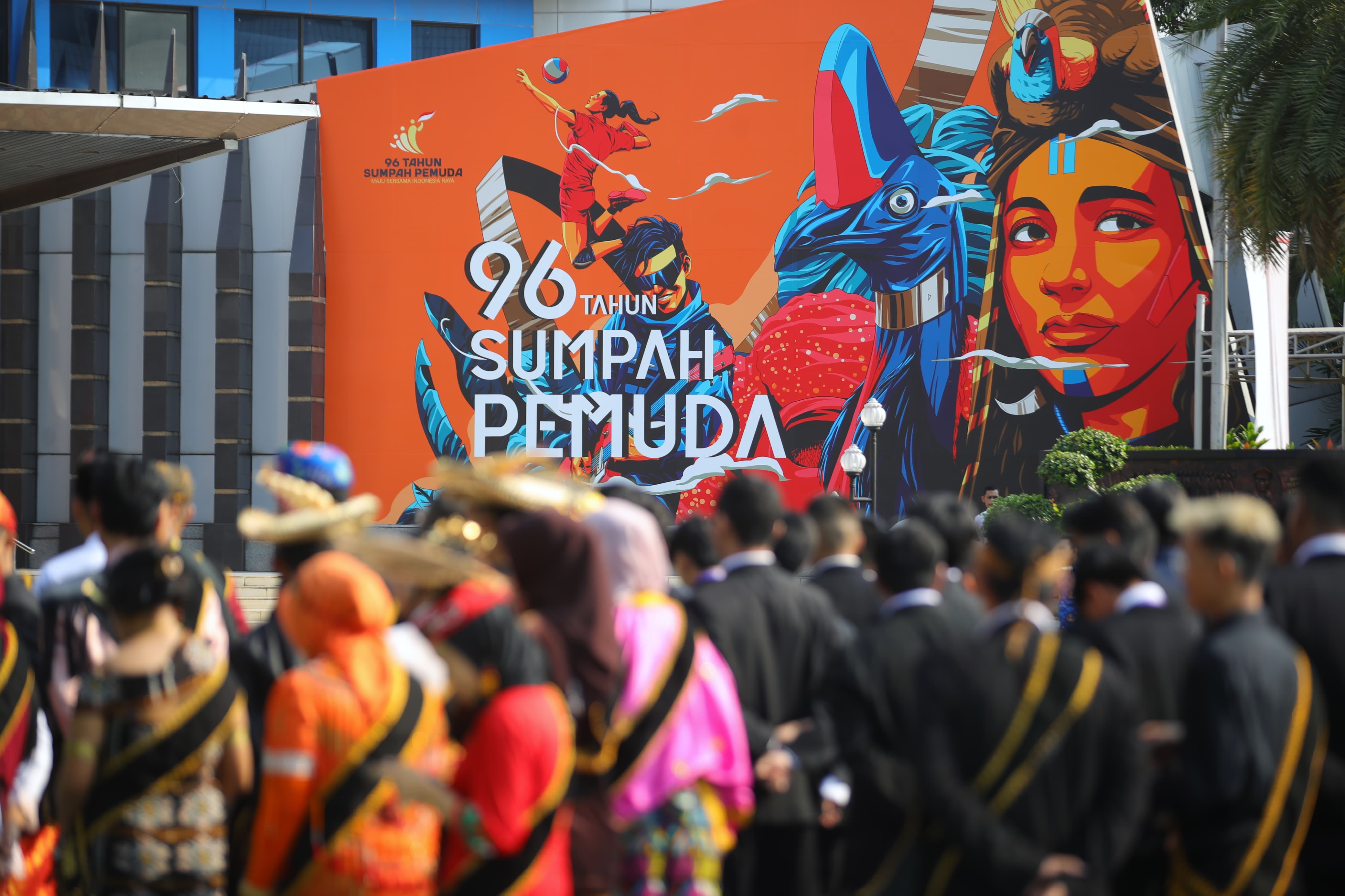 Perayaan sumpah pemuda oleh Kemenpora. (Kemenpora) - Image