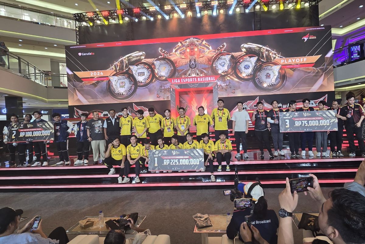 Kemenangan 3-0 atas Evos Holy membawa Onic Miracle raih kemenangan dengan skor telak sekaligus mengamankan posisi mereka sebagai juara Liga 1 Esports Nasional 2024. (Istimewa) - Image