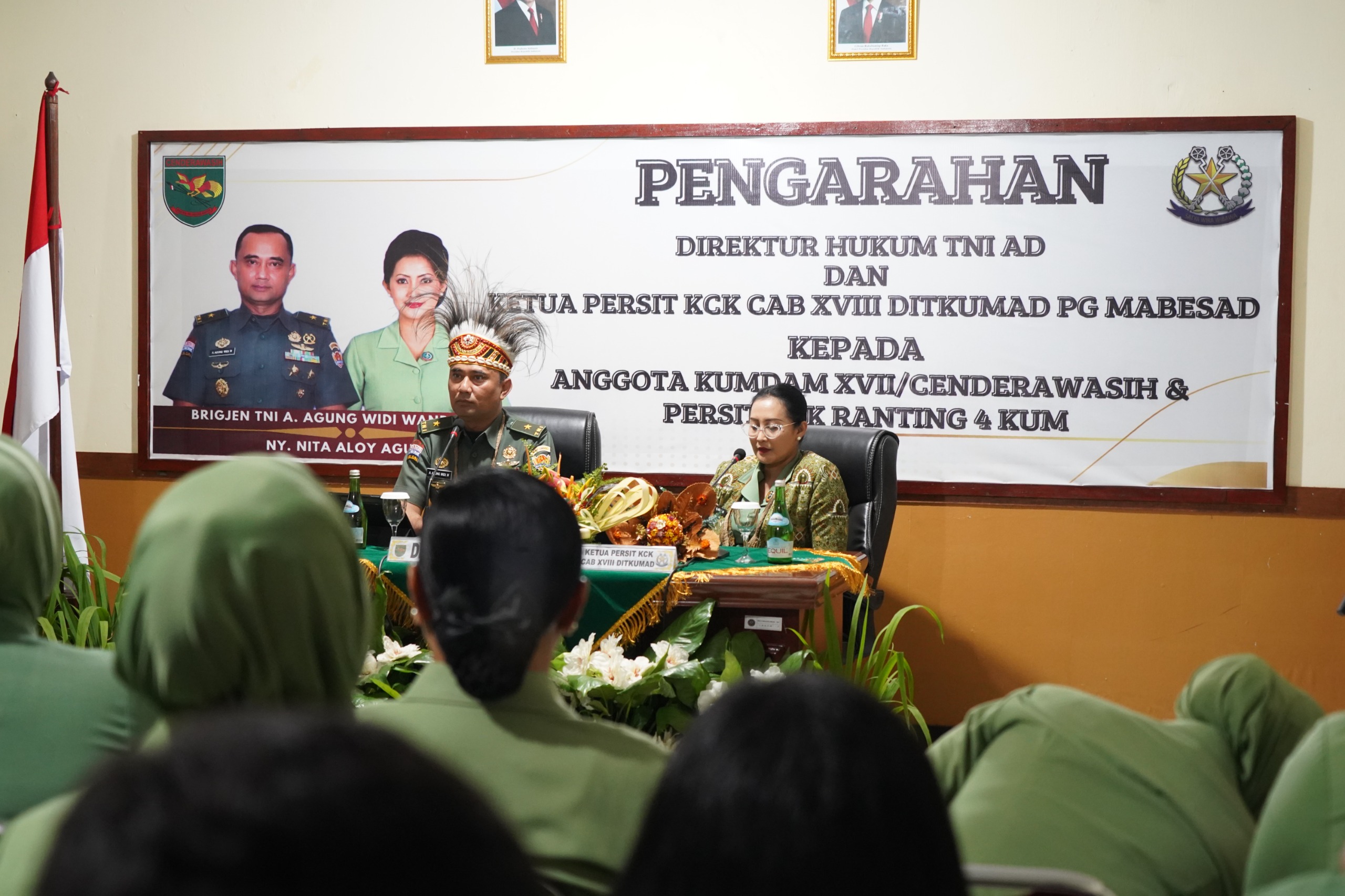 Dirkumad Brigjen TNI A. Agung Widi Wandono meminta jajarannya menghindari dan menjauhi judi online. (Kodam XVII/Cenderawasih) - Image