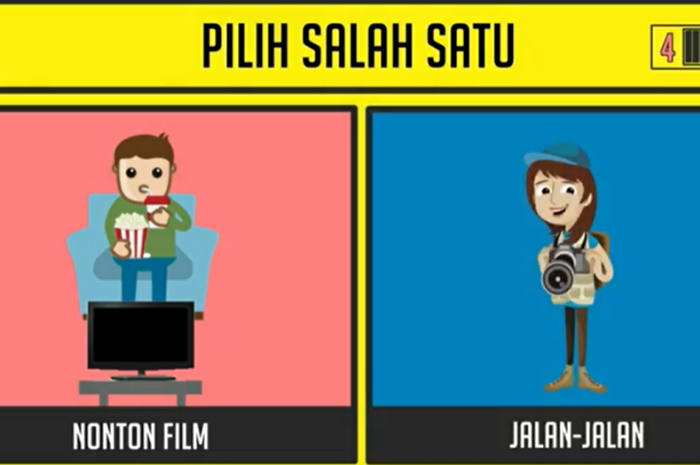 Ilustrasi, soal tes kepribadian introvert atau ekstrovert. - Image