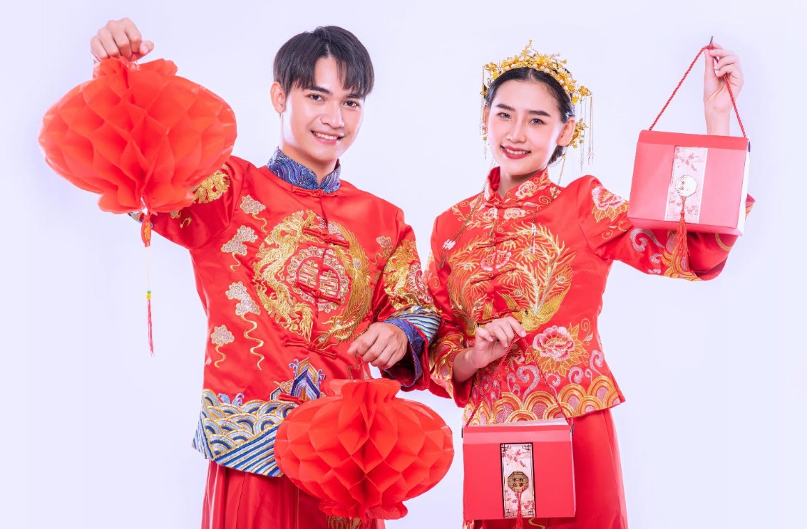 Ilustrasi pernikahan cina (Freepik) - Image