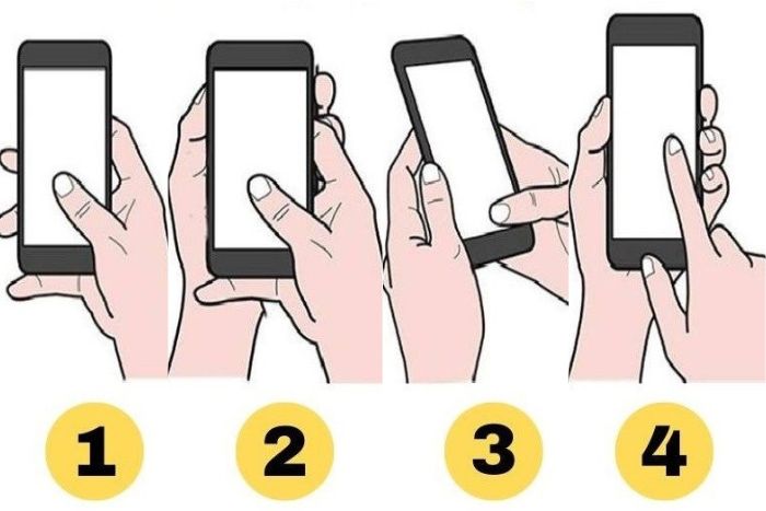 Tipe kepribadian seseorang sesuai dengan cara memegang ponsel./(Jagran Josh) - Image