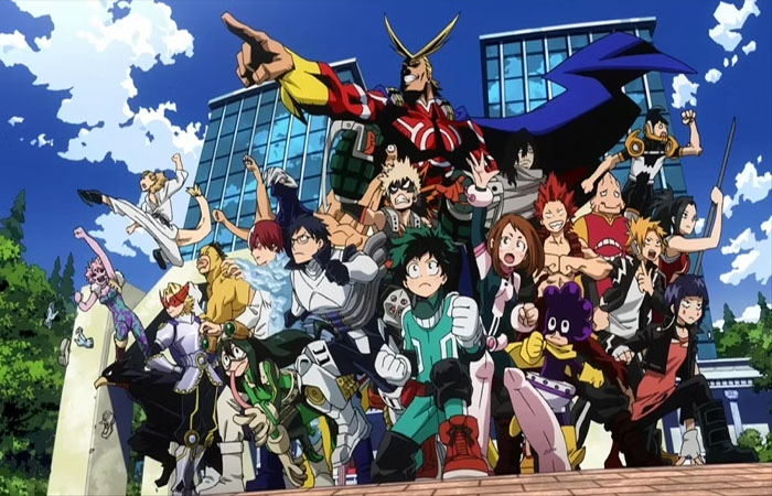 My Hero Academia mengisahkan tentang sebuah sekolah yang mendidik para calon superhero yang akan ditugaskan di tengah masyarakat. (MovieWeb) - Image