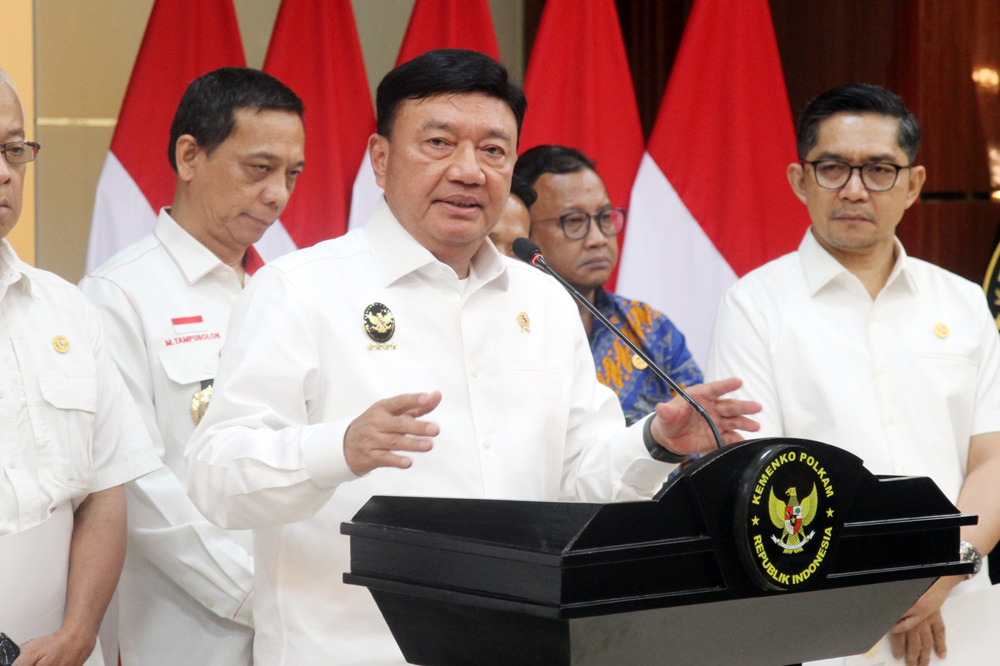 Menko Polkam Budi Gunawan memastikan bahwa Joint Statement Indonesia dengan Tiongkok tidak akan berdampak pada kedaulatan negara. (Dery Ridwansah/ JawaPos.com) - Image